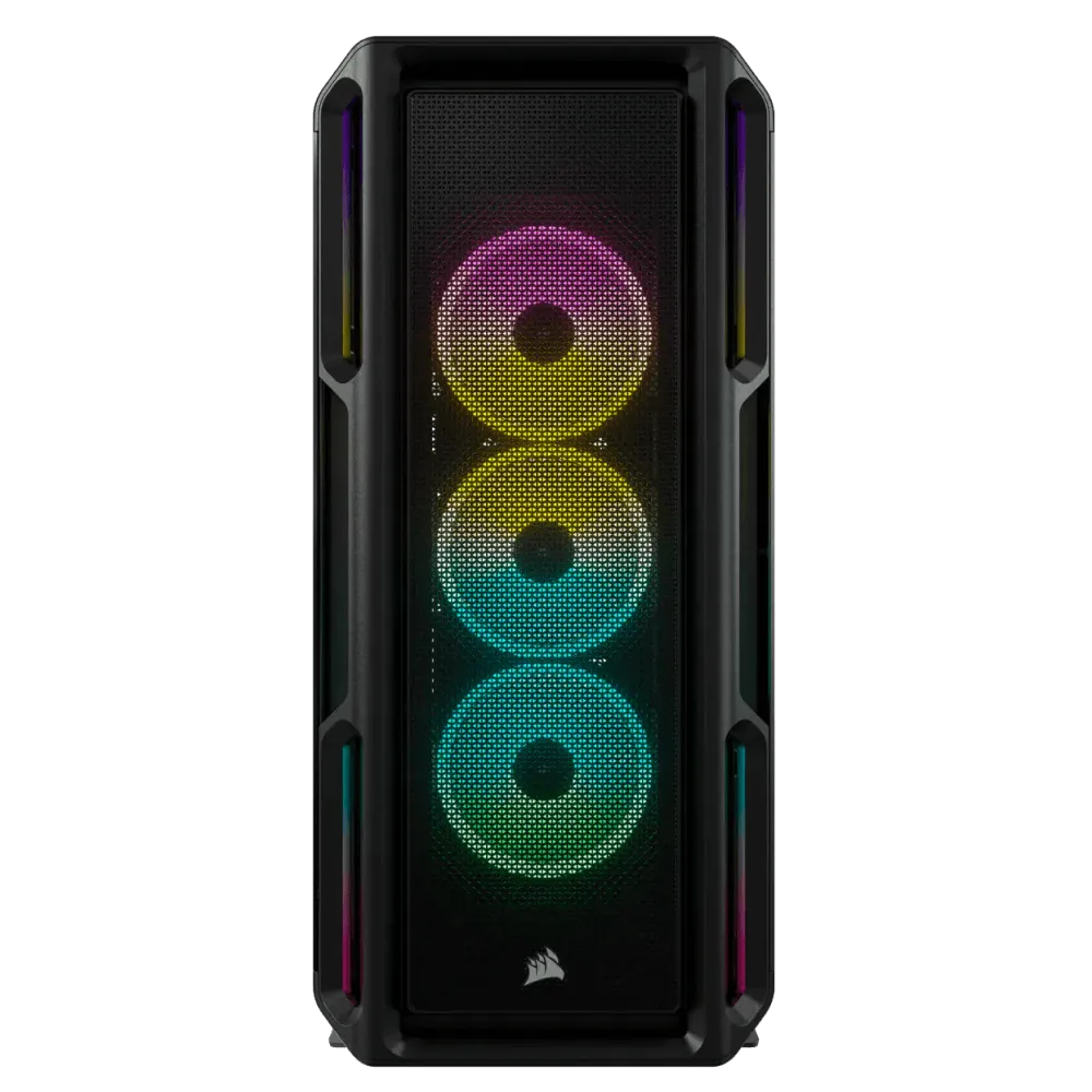 מארז למחשב CORSAIR iCUE 5000T RGB Tempered Glass Mid-Tower ATX – תמונה 3