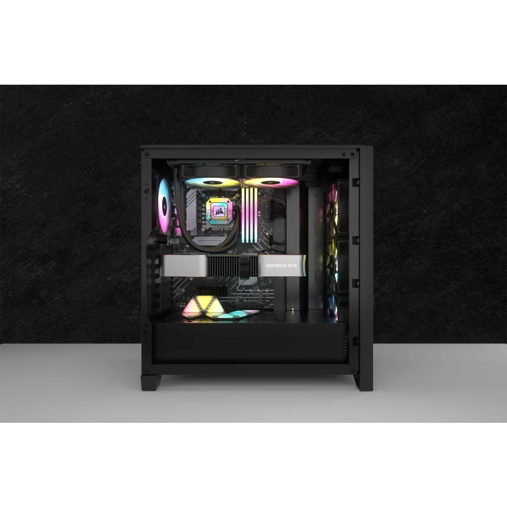 מארז למחשב שחור CORSAIR 4000D RGB Airflow Mid Tower – תמונה 9