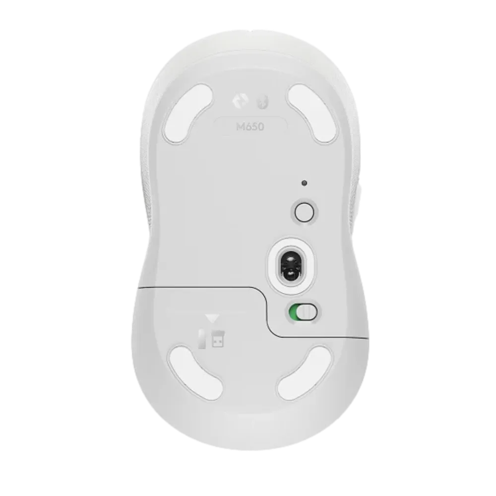 עכבר LOGITECH M650 2.4/BT לבן – תמונה 2