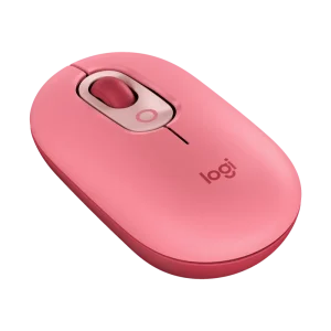 עכבר אלחוטי בצבע אדום ורוד LOGITECH POP 2.4GHZ/BT