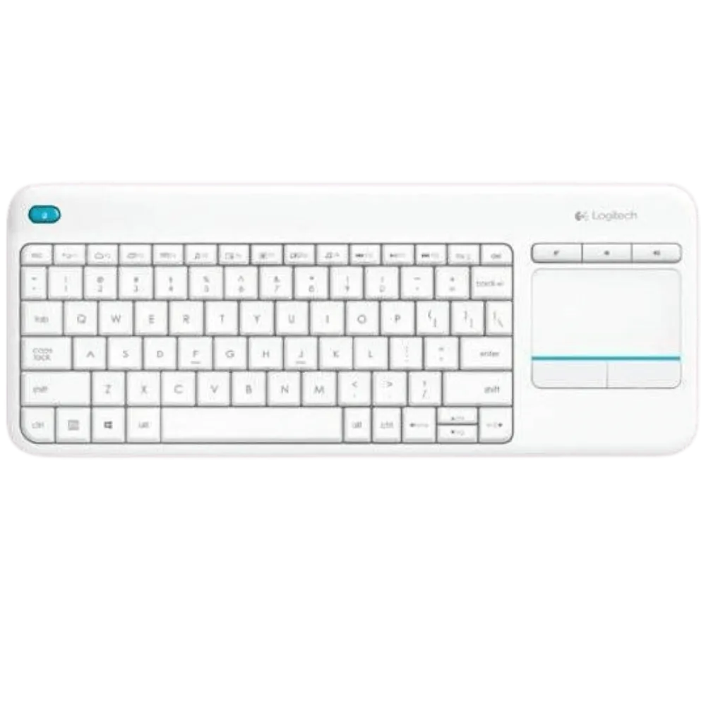 מקלדת אלחוטית Logitech Touch K400 Plus Retail בצבע לבן