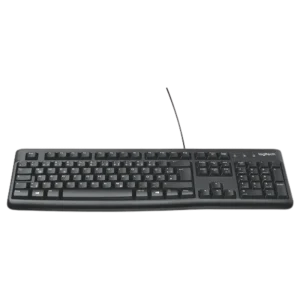 מקלדת חוטית Logitech K120 USB שחור