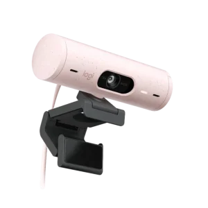 מצלמת רשת Logitech BRIO 500 – צבע ורוד
