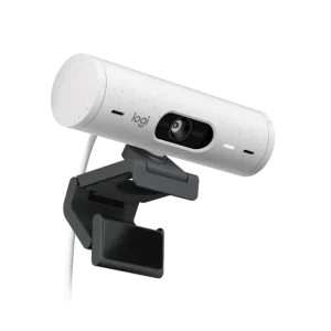 מצלמת רשת Logitech BRIO 500 – צבע לבן