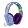 אוזניות גיימינג אלחוטיות מבית LOGITECH דגם G733 LIGHTSPEED RGB HEADSET בצבע סגול