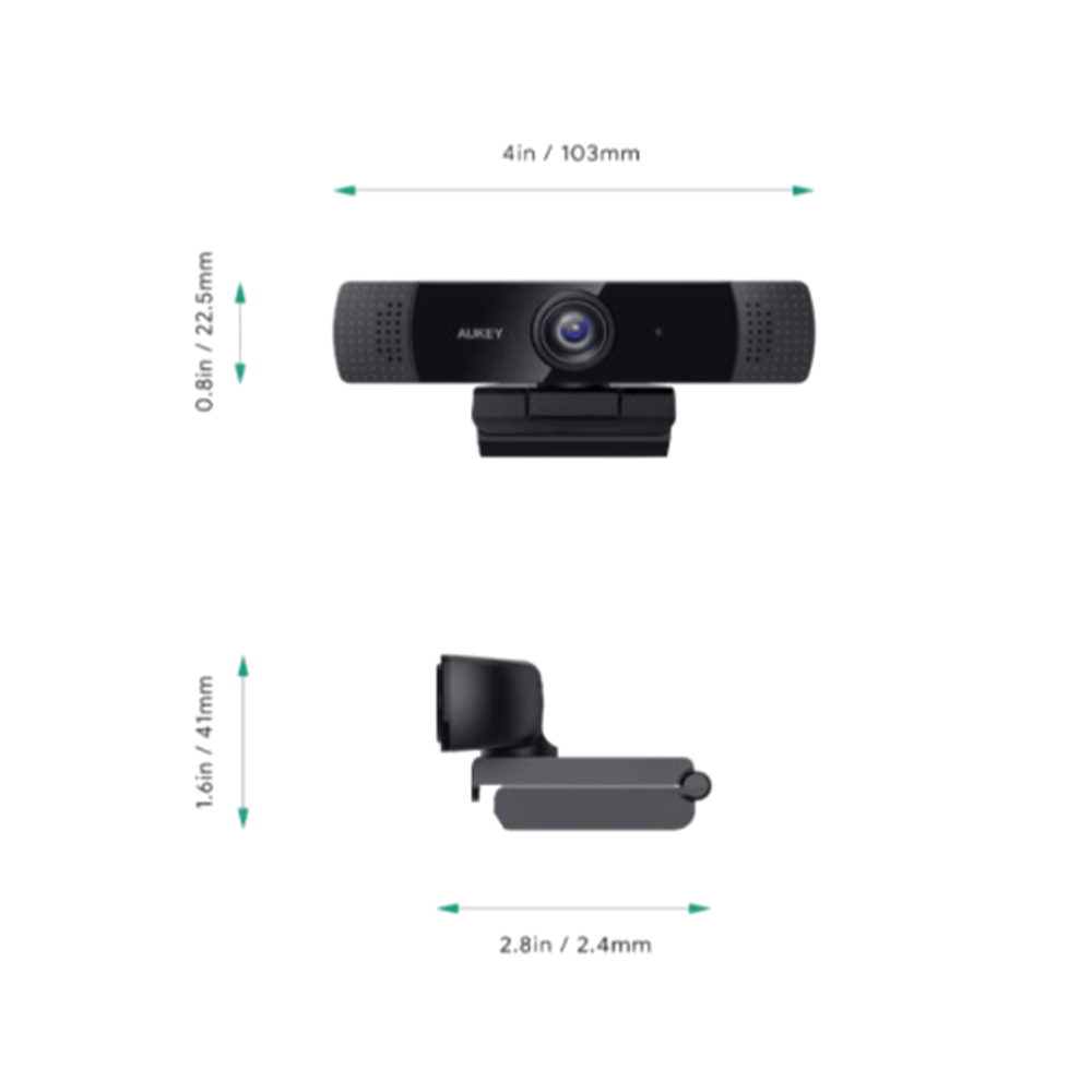 AUKEY PC-LM1E FHD מצלמת רשת – תמונה 2