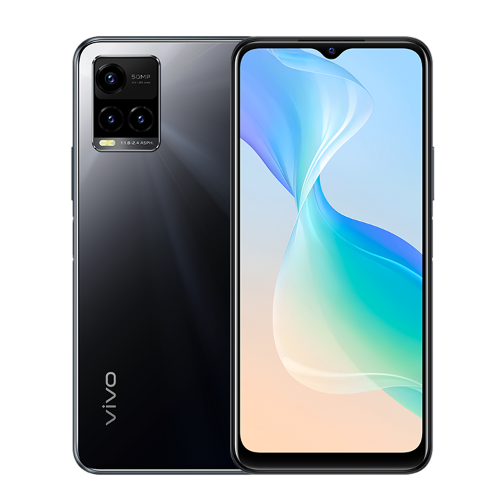 סמארטפון vivo Y33s בצבע שחור מראה