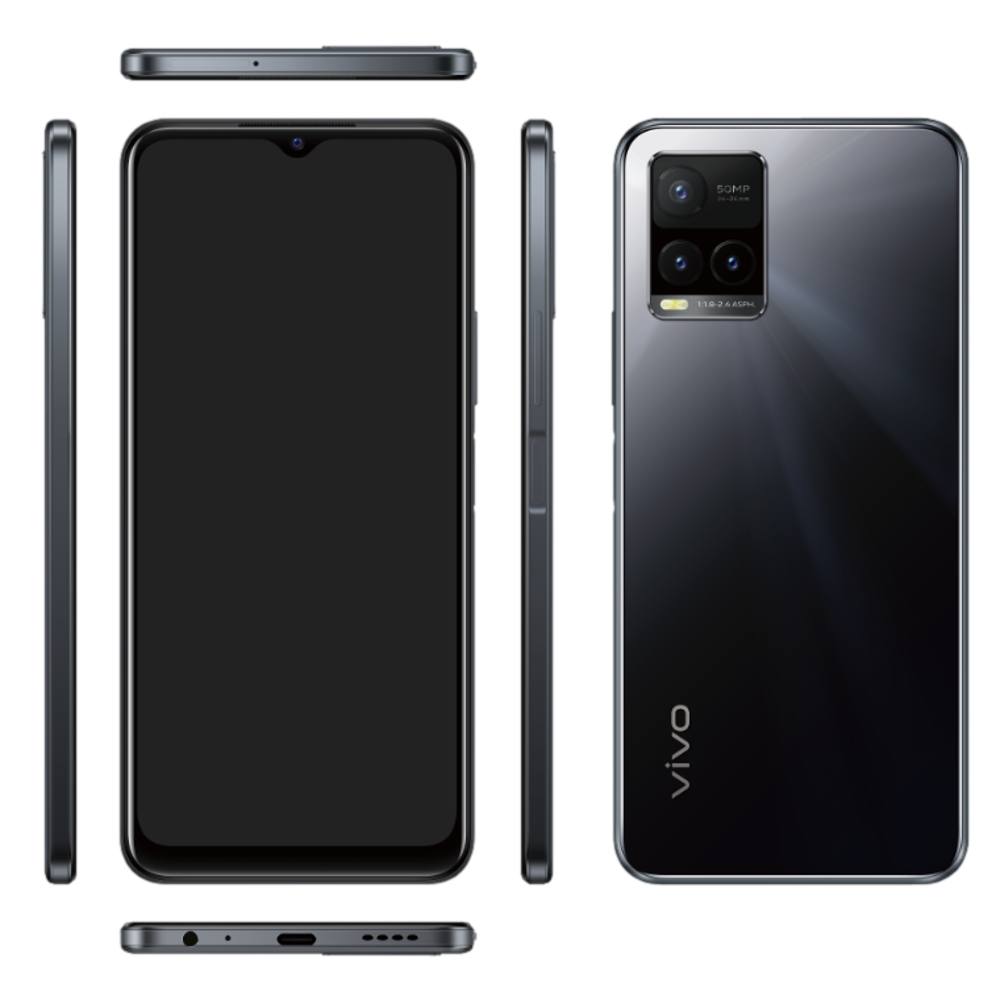 סמארטפון vivo Y33s בצבע שחור מראה – תמונה 2