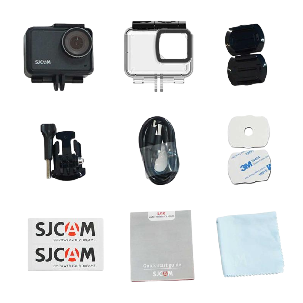 מצלמת אקסטרים SJ10X 4K בצבע שחור מבית SJCAM – תמונה 3