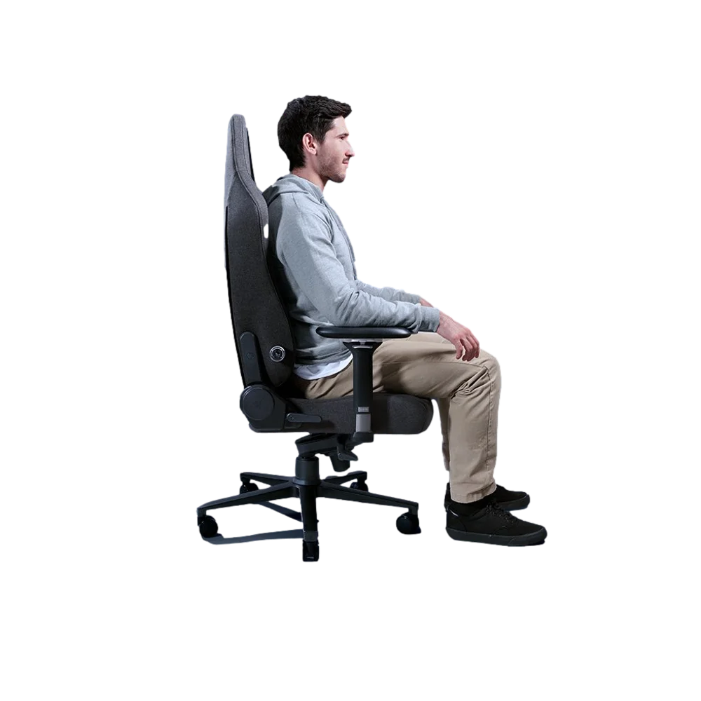 כסא גיימינג Razer Iskur V2 Grey Fabric – תמונה 2