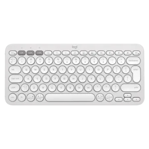 מקלדת Logitech PEBBLE KEYS 2 K380S- צבע לבן