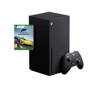 xbox באנדל הכולל XBOX SERIES X + משחק FORZA MOTORSPORT
