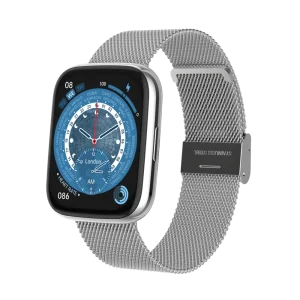 שעון חכם FITPRO S4 – בצבע כסף, השותף המושלם לסגנון חיים פעיל, בריא ומלא בסטייל!