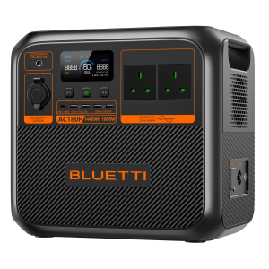 BLUETTI תחנת כוח ניידת BLUETTI AC180P | 1800W | 1440Wh  (צבעי הפאנל יכולים להשתנות )