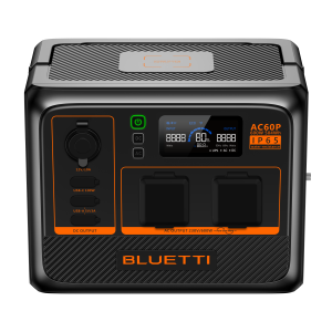 BLUETTI תחנת כוח BLUETTI AC60P Portable Power Station | 600W 504Wh  ( ייתכן וצבע הפאנל ישתנה)